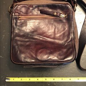 Leather “man purse”